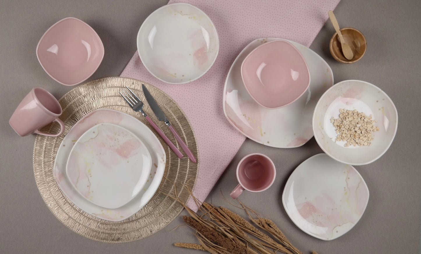 Piazza Cotton Blush – 30 Pieces – 31122