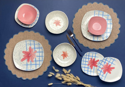 PIazza Blossom Blue - 24 pieces  - 31098