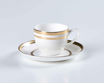 GOLDEN GRACE - 60 PIECE DINNER SET FOR 6 PEOPLE - FREYA - A23-058