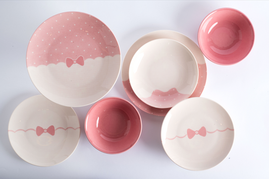 Chic Blush & Bow - 24 pieces - 31109