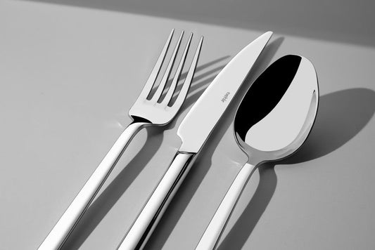 DALYAN GOLD+SANDBLAST - 3CM GOLD - 89 PIECE - 12 PERSON - BOXED CUTLERY SET