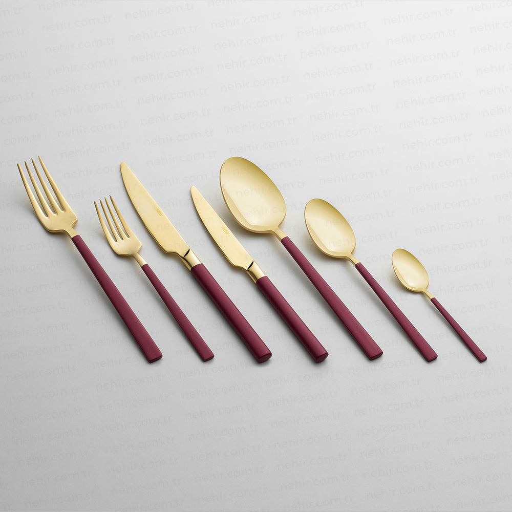 DALYAN - COLORS - 12 Person - 89 Piece - Boxed Cutlery Set
