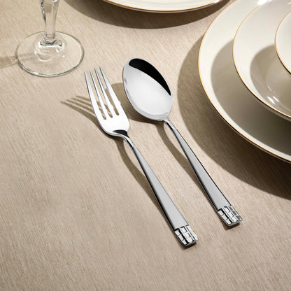 DIDIM SANDBLAST - 89 PIECE - 12 PERSON - BOXED CUTLERY SET