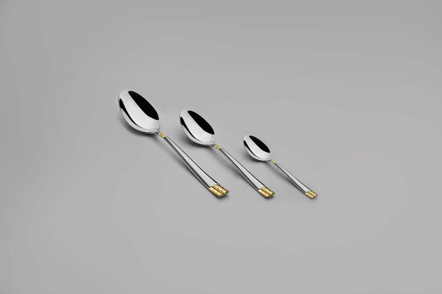 DIDIM GOLD+SANDBLAST - 89 PIECE - 12 PERSON - BOXED CUTLERY SET