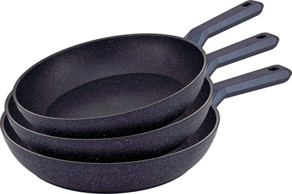 VIVALDI - ECO 3 PCS FRYPAN SET - DARK BLUE