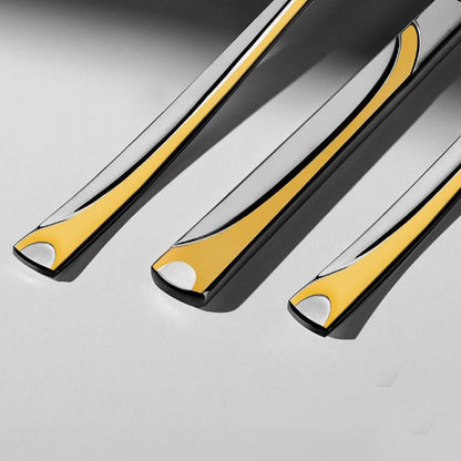 FIESTA GOLD+SANDBLAST - 89 PIECE - 12 PERSON - BOXED CUTLERY SET
