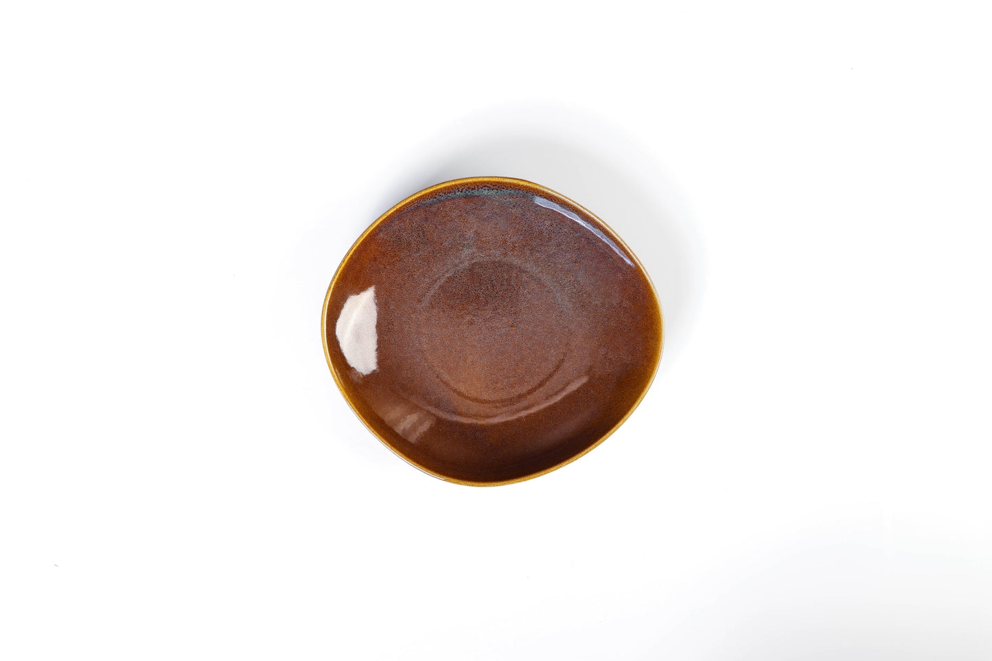 Reactive Glaze Brown Dinner - 18 pieces - R40