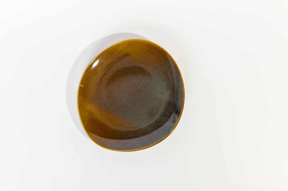 Reactive Glaze Brown Dinner - 18 pieces - R40