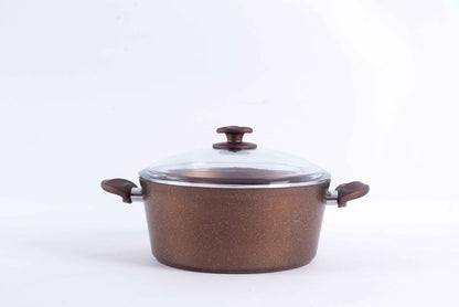 Papila 9-Piece Granite Cookware Set - Cooper