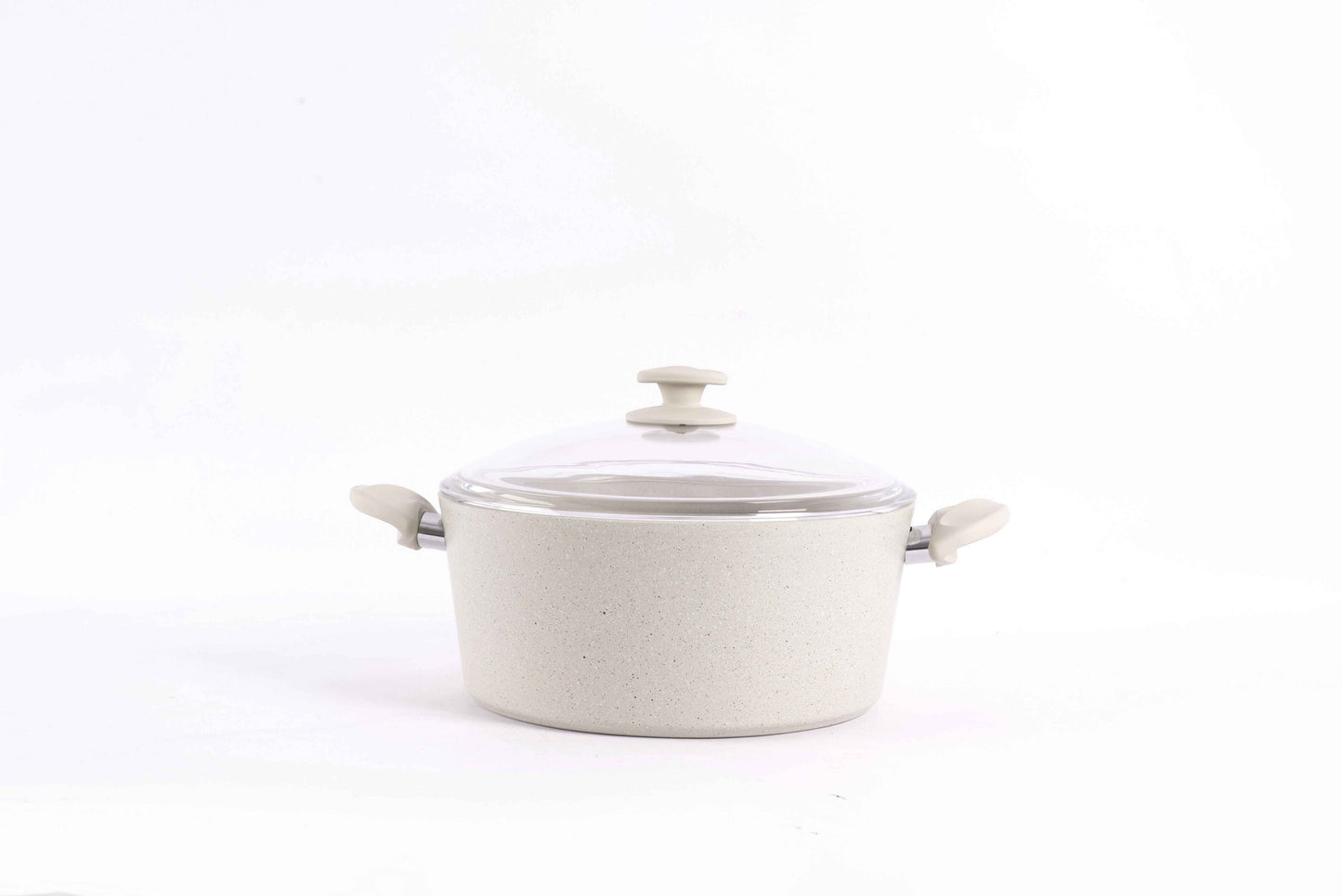 Papila 9-Piece Granite Cookware Set - Cream
