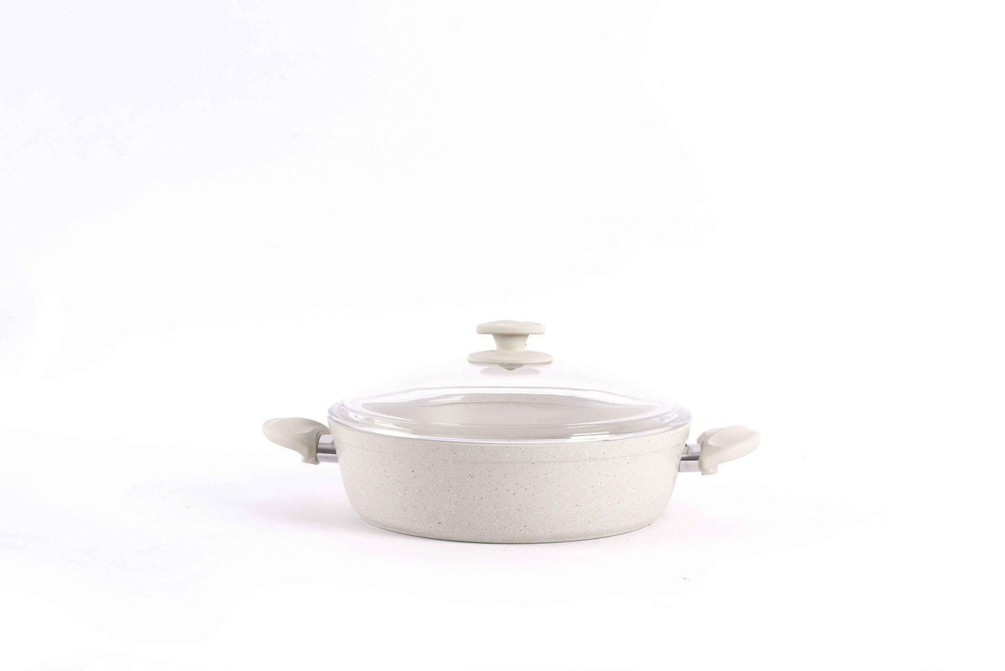 Papila 9-Piece Granite Cookware Set - Cream