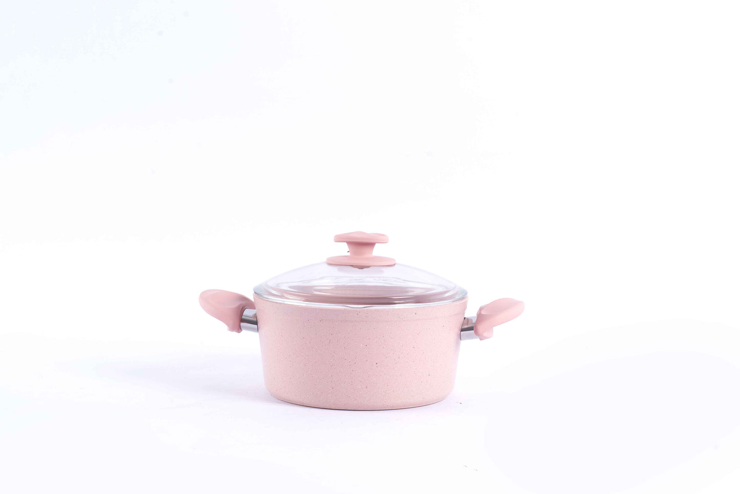 Papila 9-Piece Granite Cookware Set - Pink