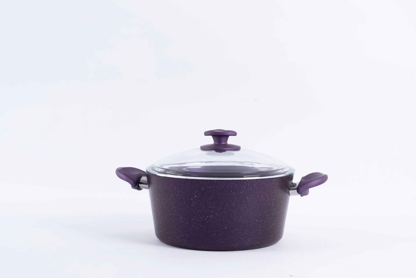 Papila 9-Piece Granite Cookware Set - Purple