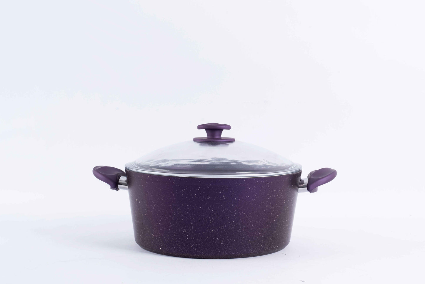 Papila 9-Piece Granite Cookware Set - Purple