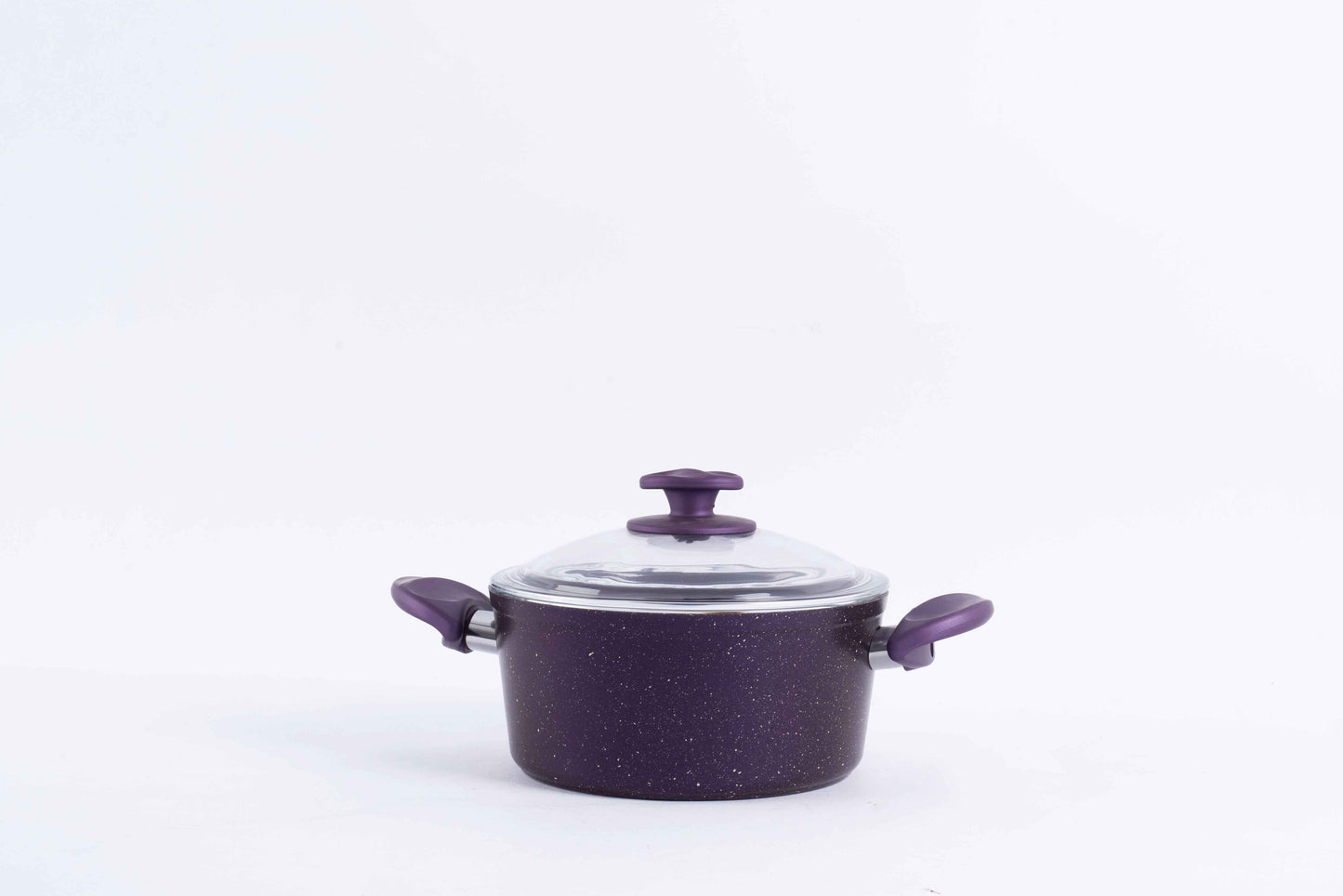 Papila 9-Piece Granite Cookware Set - Purple