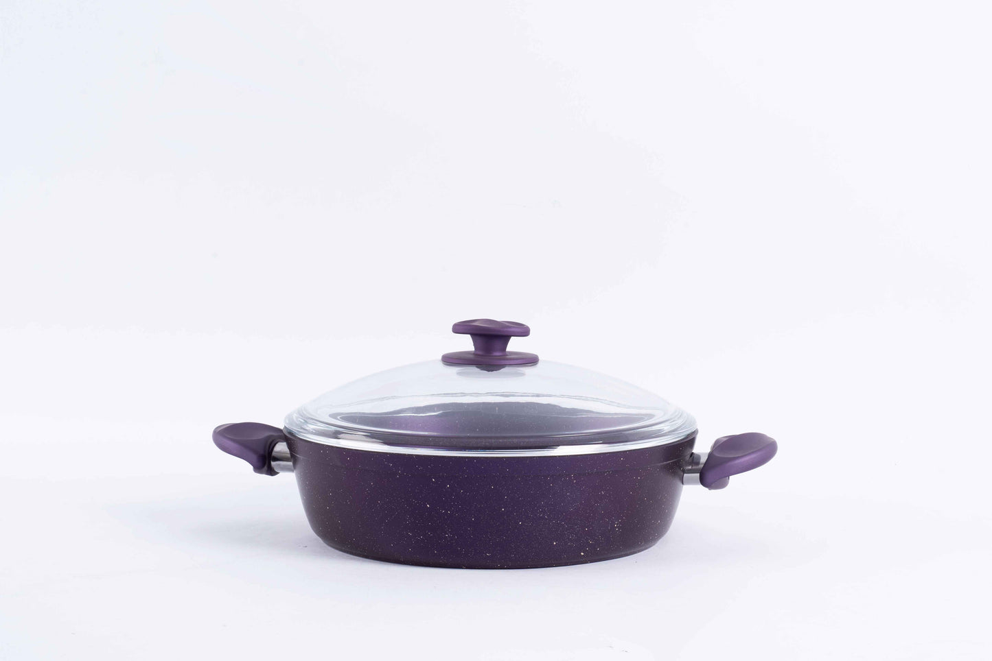 Papila 9-Piece Granite Cookware Set - Purple
