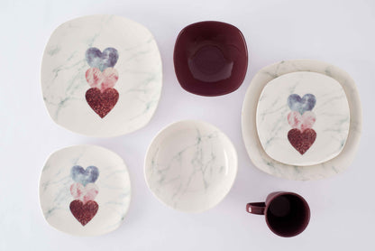 Piazza Sweetheart Marble – 30 Pieces – 31131