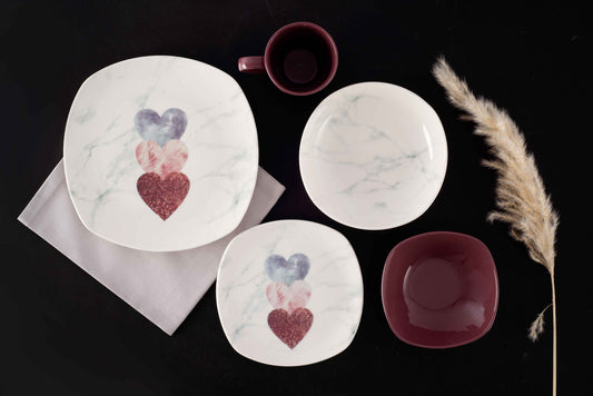 Piazza Sweetheart Marble – 30 Pieces – 31131