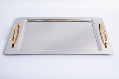 RANA GOLD+MIRROR - TRAY SET - 2-PIECE