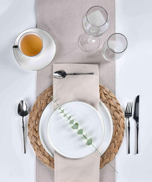 REGAL FINE DINING SET - 60 PIECE DINNER SET FOR 6 PEOPLE - FREYA - PLATINUM