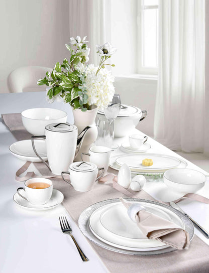 REGAL FINE DINING SET - 60 PIECE DINNER SET FOR 6 PEOPLE - FREYA - PLATINUM