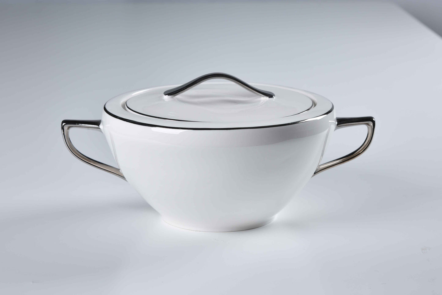 REGAL FINE DINING SET - 60 PIECE DINNER SET FOR 6 PEOPLE - FREYA - PLATINUM