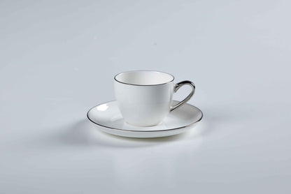 REGAL FINE DINING SET - 60 PIECE DINNER SET FOR 6 PEOPLE - FREYA - PLATINUM