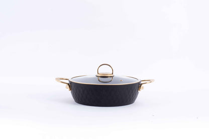 Vivaldi - Lidya Diamond - 9-Piece Cookware Set - Dark Blue