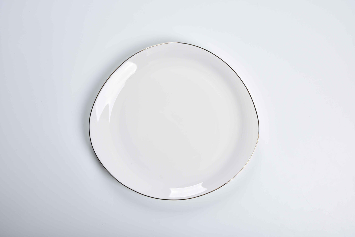 ETERNA PORCELAIN - 60 PIECE DINNER SET FOR 6 PEOPLE - ORGANIC - YZ24-001 - GOLD
