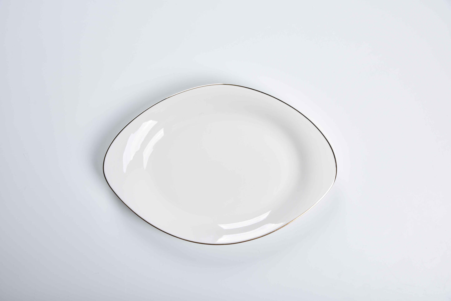 ETERNA PORCELAIN - 60 PIECE DINNER SET FOR 6 PEOPLE - ORGANIC - YZ24-001 - GOLD