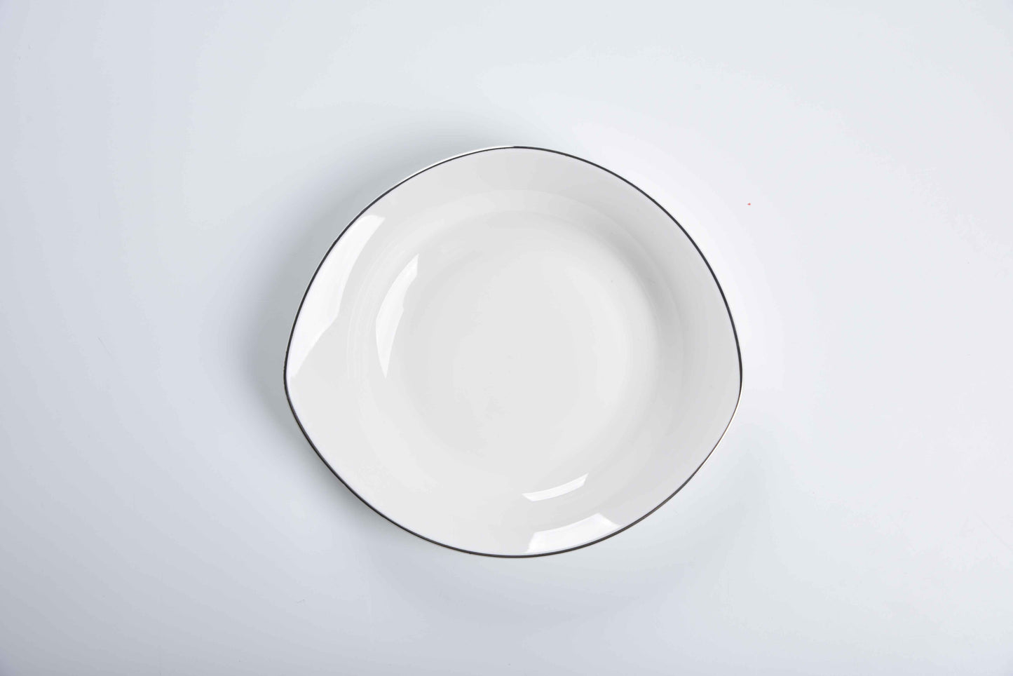 ETERNA PORCELAIN - 60 PIECE DINNER SET FOR 6 PEOPLE - ORGANIC - YZ24-001 - PLATINUM