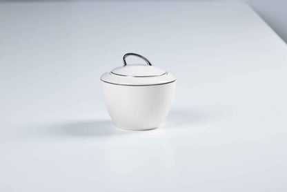 ETERNA PORCELAIN - 60 PIECE DINNER SET FOR 6 PEOPLE - ORGANIC - YZ24-001 - PLATINUM