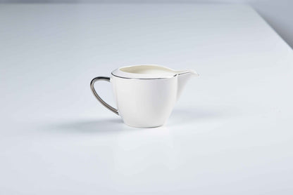 ETERNA PORCELAIN - 60 PIECE DINNER SET FOR 6 PEOPLE - ORGANIC - YZ24-001 - PLATINUM
