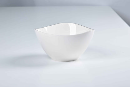 ETERNA PORCELAIN - 60 PIECE DINNER SET FOR 6 PEOPLE - ORGANIC - YZ24-001 - PLATINUM