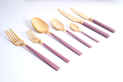 DALYAN - COLORS - 12 Person - 89 Piece - Boxed Cutlery Set