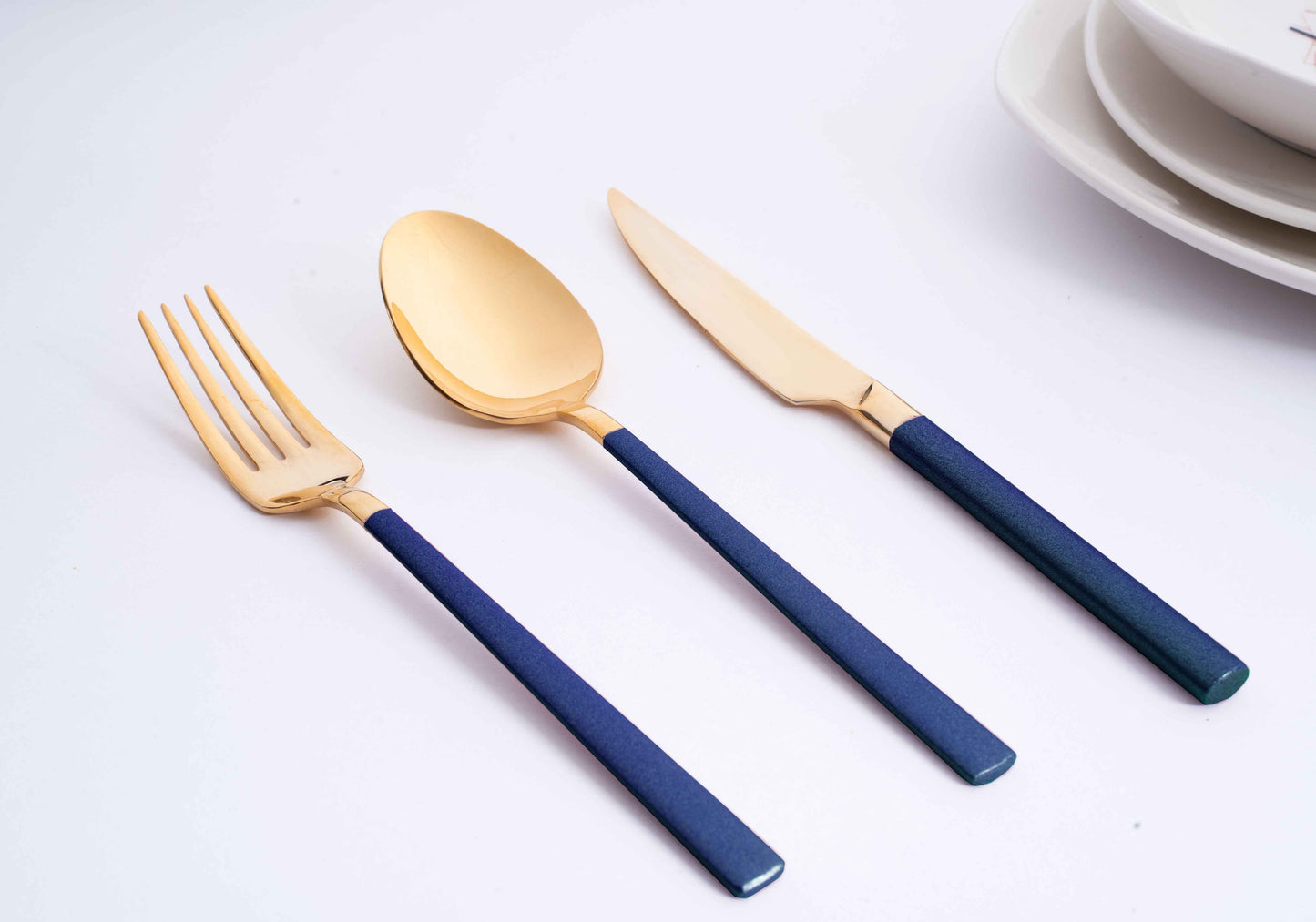 DALYAN - COLORS - 12 Person - 89 Piece - Boxed Cutlery Set