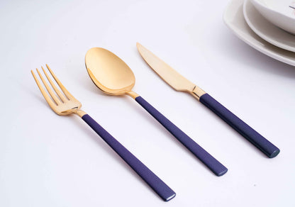 DALYAN - COLORS - 12 Person - 89 Piece - Boxed Cutlery Set